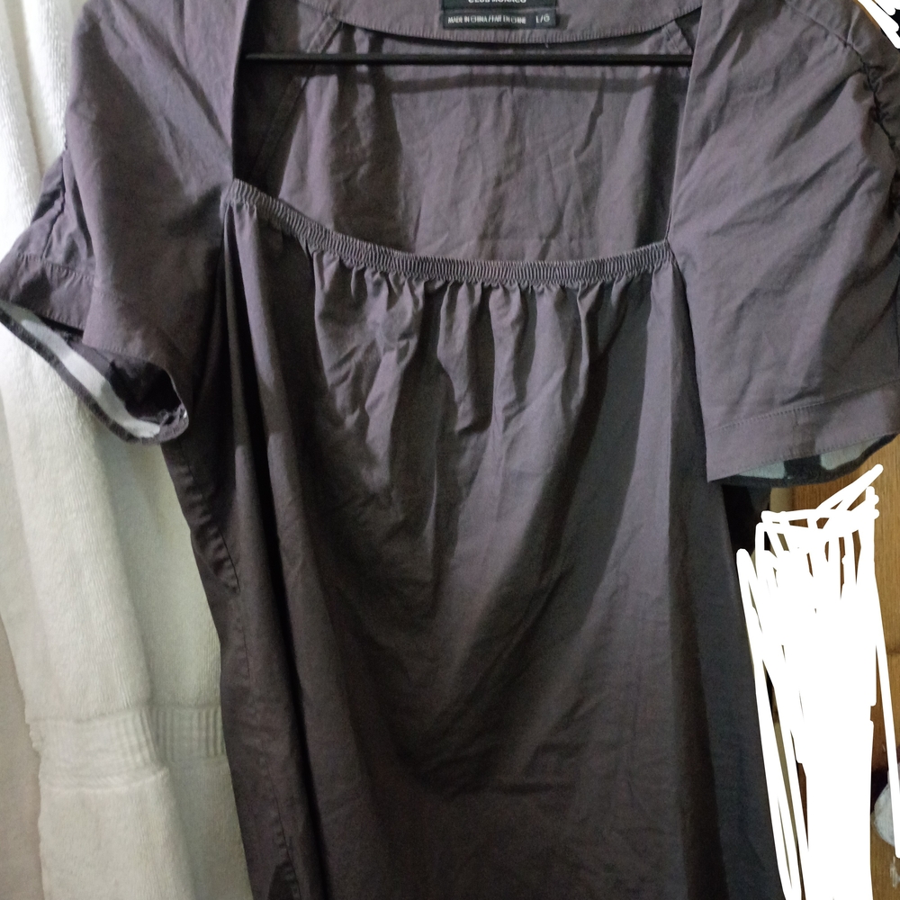 Club Monaco Dark Gray Blouse
